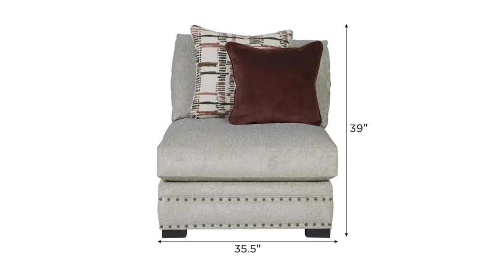 Bayside Armless Chair Dimensions