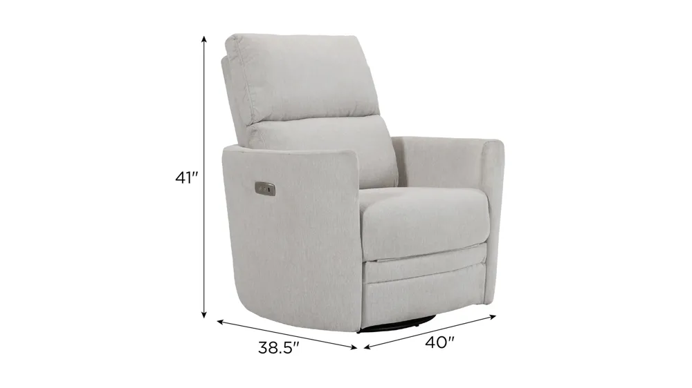 Sweet Dream Power Swivel Glider Recliner Dimensions