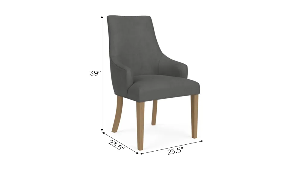 Aberdeen Arm Chair- Set of 2 Dimensions