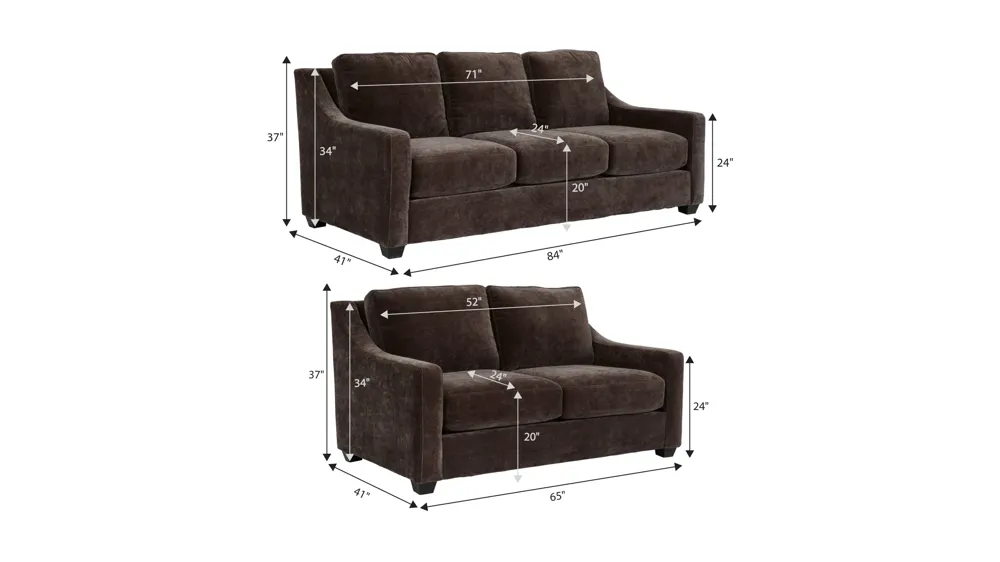Beckwith Living Room Set Dimensions