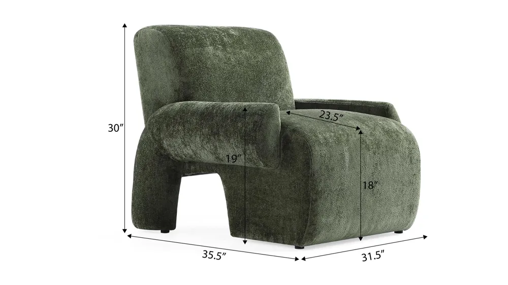 Verandah Accent Chair Dimensions