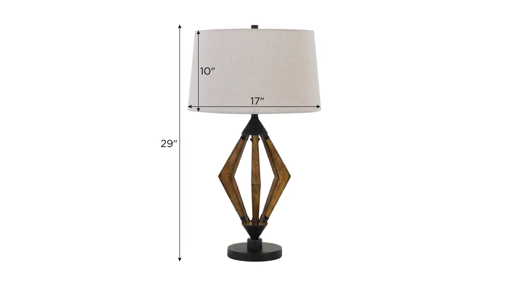 Valence Table Lamp Dimensions