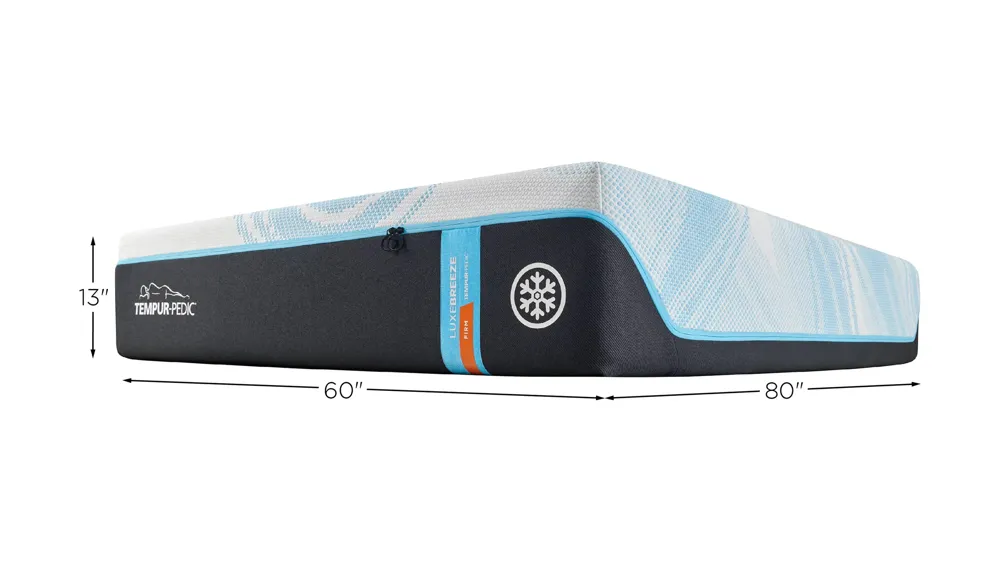 Tempur-Pedic Luxebreeze 2.0 Firm Dimensions