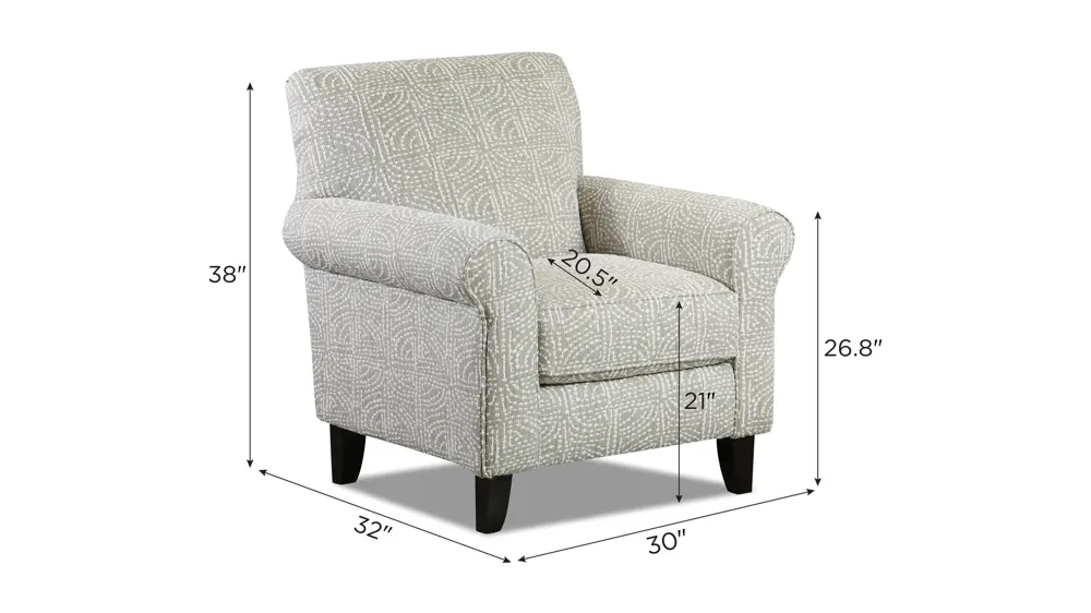 Durango Accent Chair Dimensions