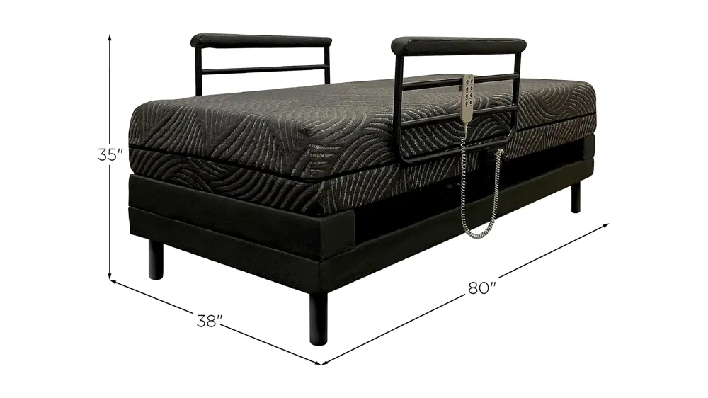 The Independence Adjustable Lift Bed Dimensions