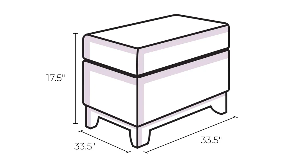 Lilou Modular Ottoman Dimensions