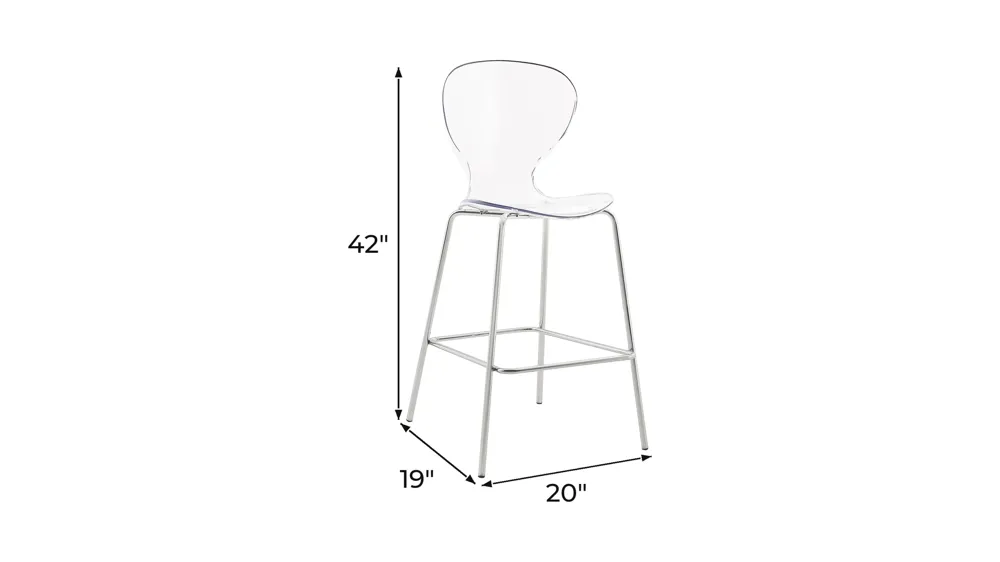 Clarion Stool - Set of 2 Dimensions
