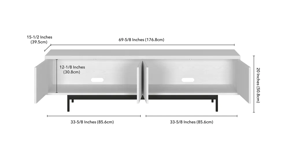 Whitman TV Stand Dimensions