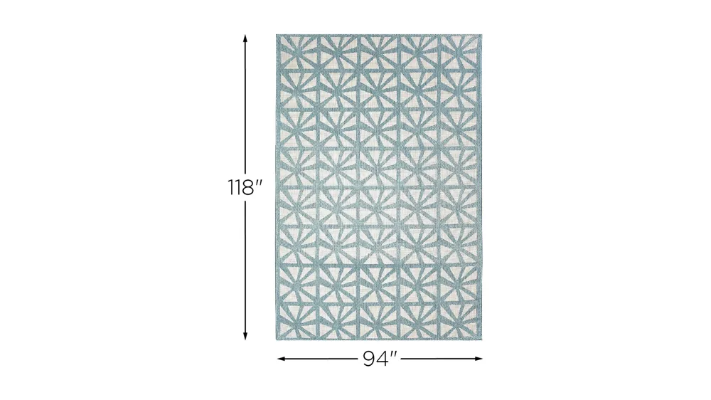 Carmel Tonga Tile Indoor/Outdoor Rug Dimensions