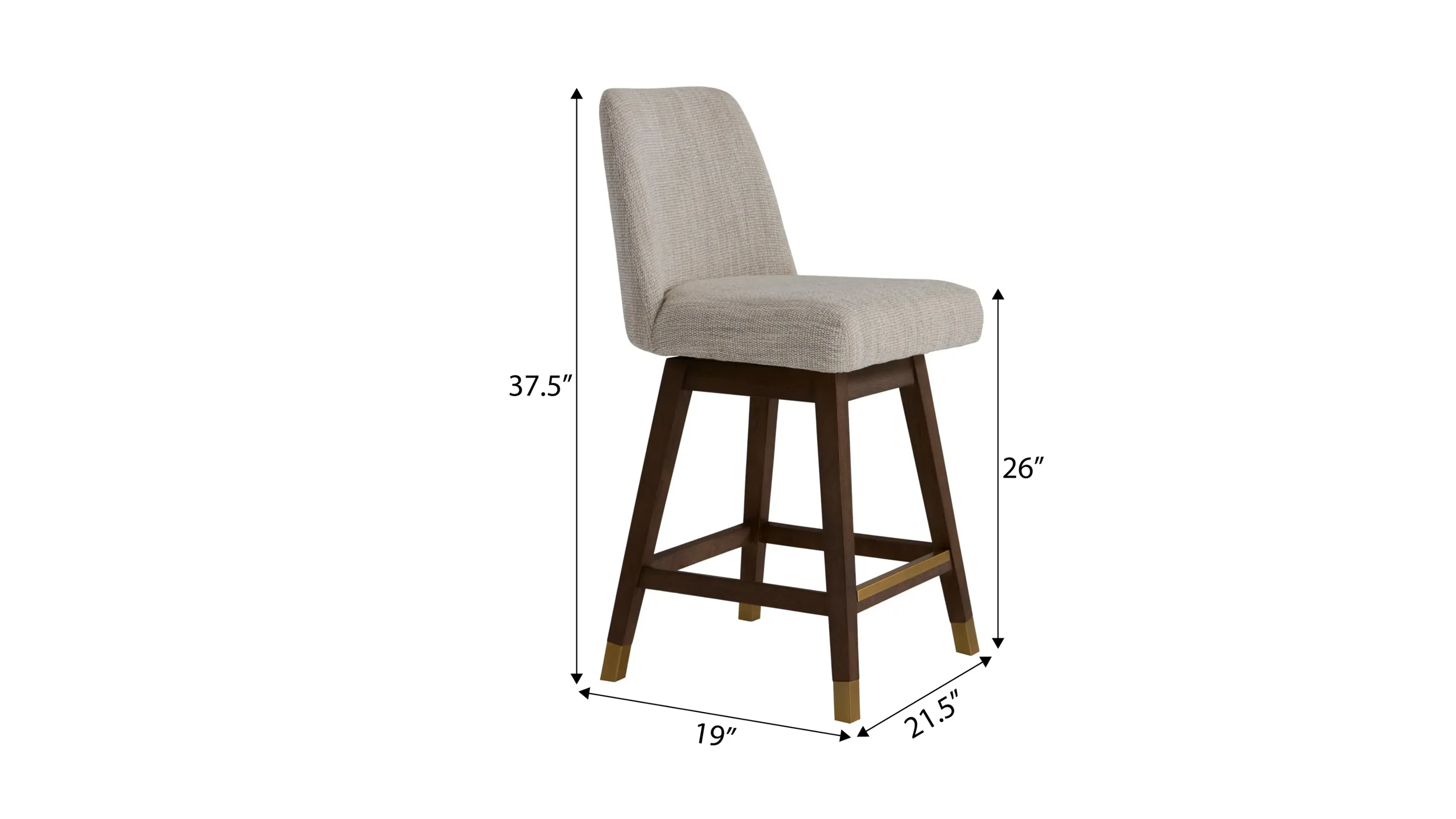 Viola Swivel Counter Stool | Raymour & Flanigan