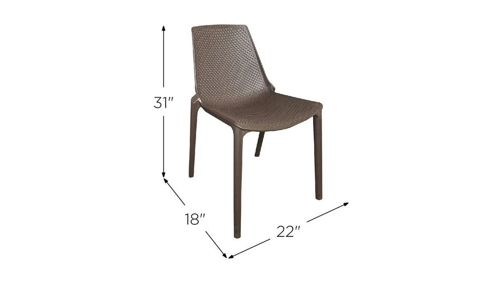 Amazonia Outdoor Dining Chair Dimensions