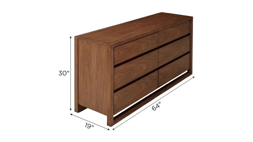 Aversa Bedroom Dresser Dimensions