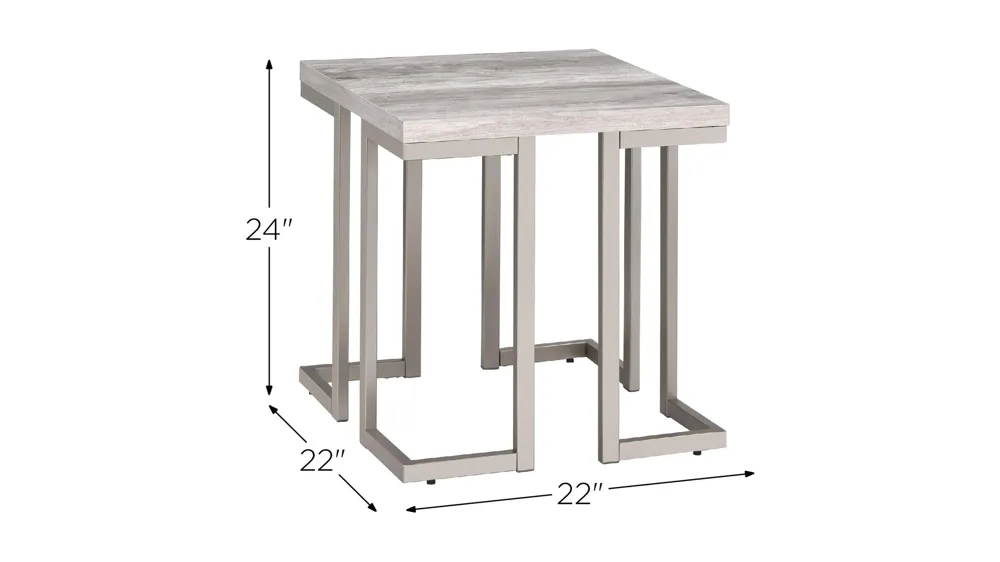 David End Table Dimensions