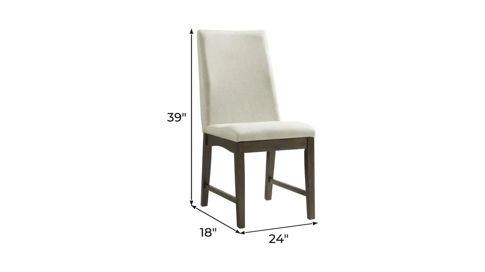 Simms Dining Side Chair - Set of 2 Dimensions
