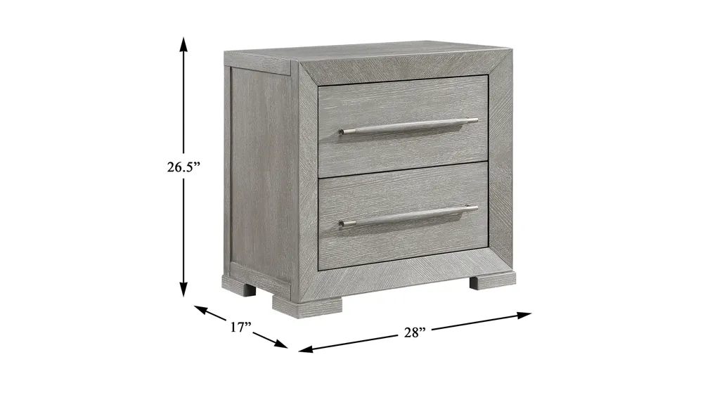 Deryn Park Nightstand Dimensions