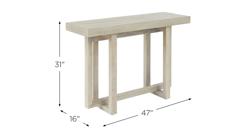 Jalisco Console Table Dimensions