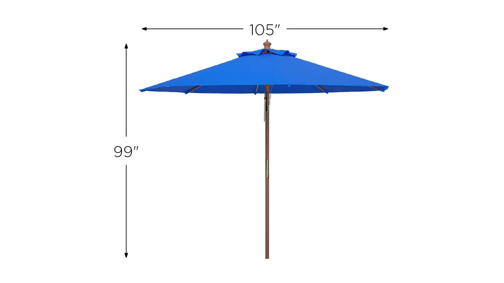 Cassidy Patio Umbrella Dimensions
