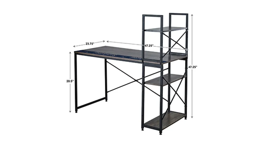 NFL Metal Office Desk Dimensions