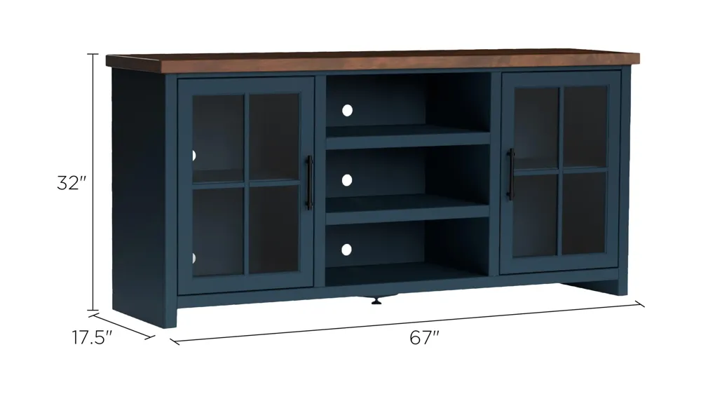 Foxgrove 67" TV Console Dimensions