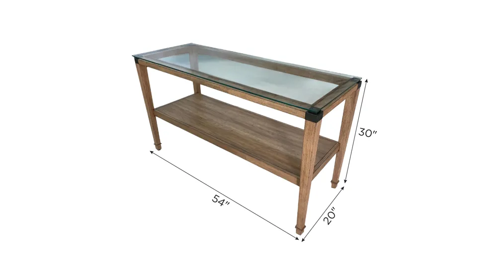 Emery Sofa Table Dimensions