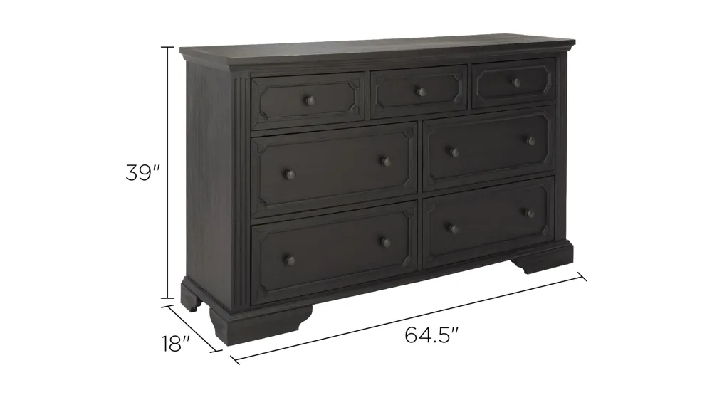 Brunswick Bedroom Dresser Dimensions