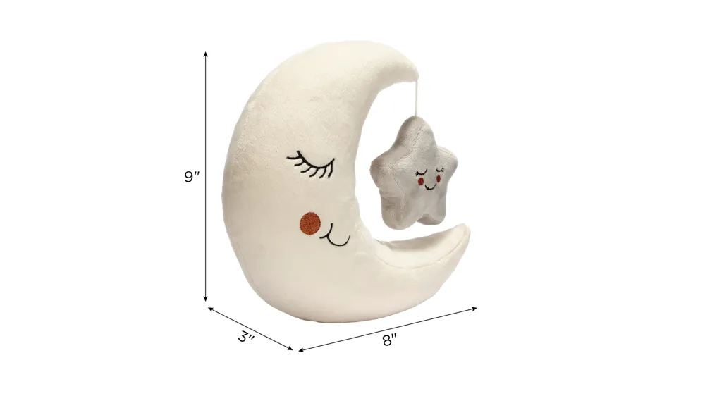 Goodnight Moon Plush Moon and Star Dimensions