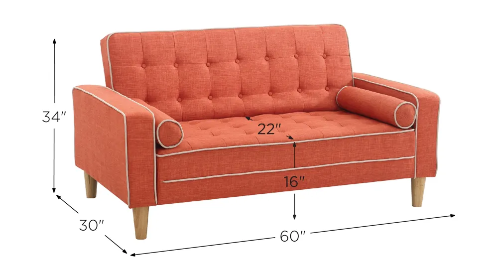 Andrews Klik Klak Loveseat Dimensions
