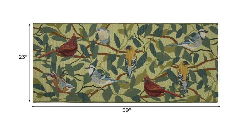 Esencia Birds Of A Feather Indoor/Outdoor Mat Dimensions