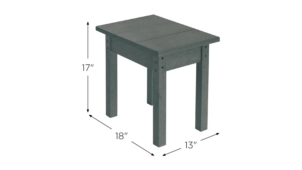Generation Recycled Outdoor Side Table Dimensions