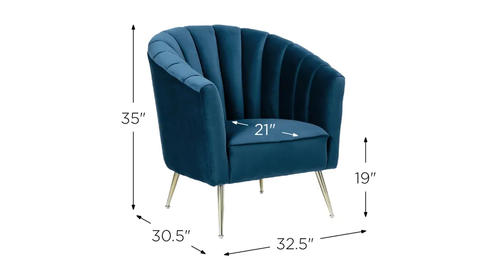 Rosemont Accent Chair (Set of 2) Dimensions