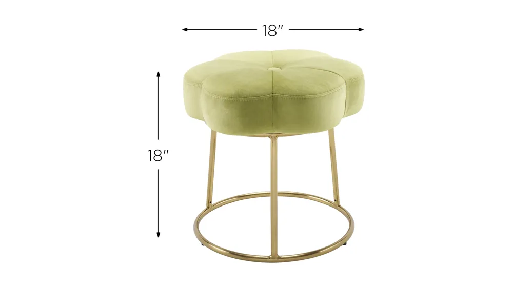 Seraphina Vanity Stool Dimensions