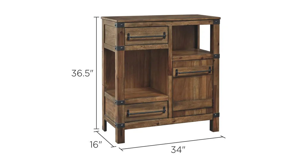 Roy Casual Accent Cabinet Dimensions