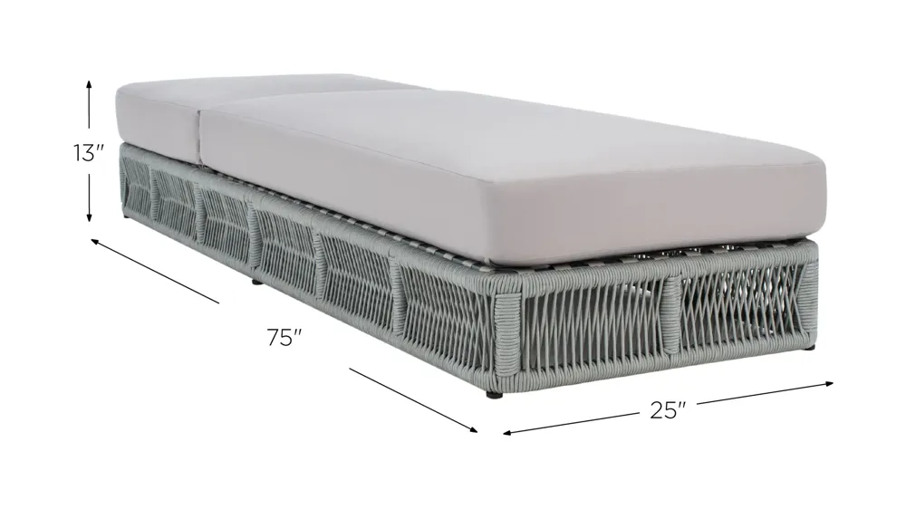 Ally Chaise Lounge Dimensions