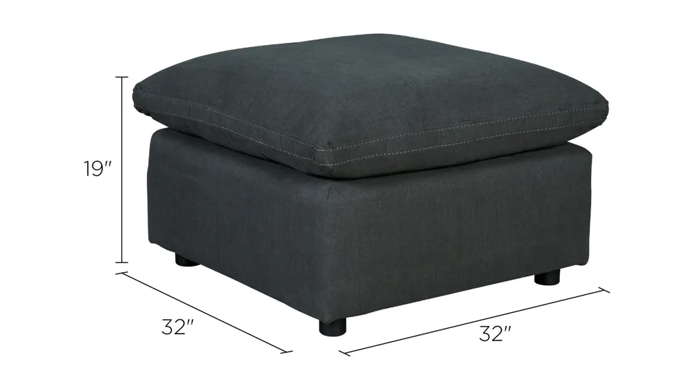 Oxley Accent Ottoman Dimensions