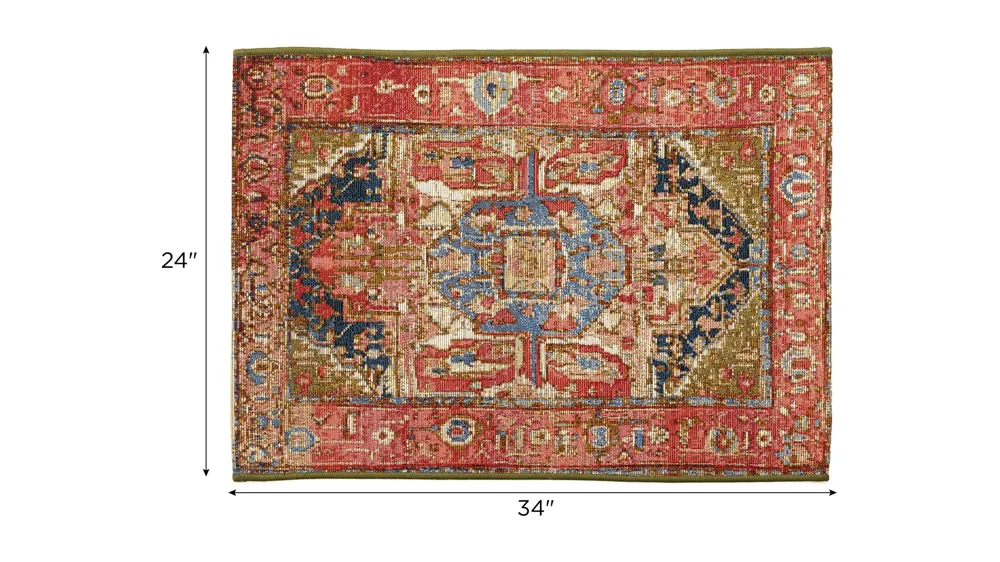 Esencia Heriz Indoor/Outdoor Mat Dimensions