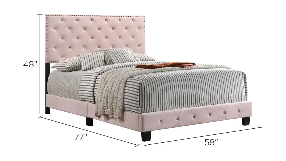 Suffolk Upholstered Panel Bed Dimensions