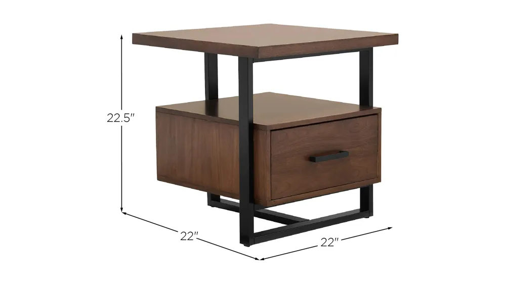 Chester Rectangular End Table Dimensions