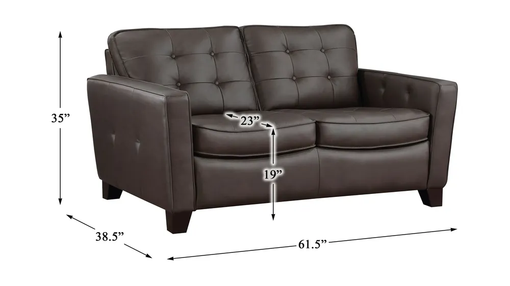 Harstad Loveseat Dimensions