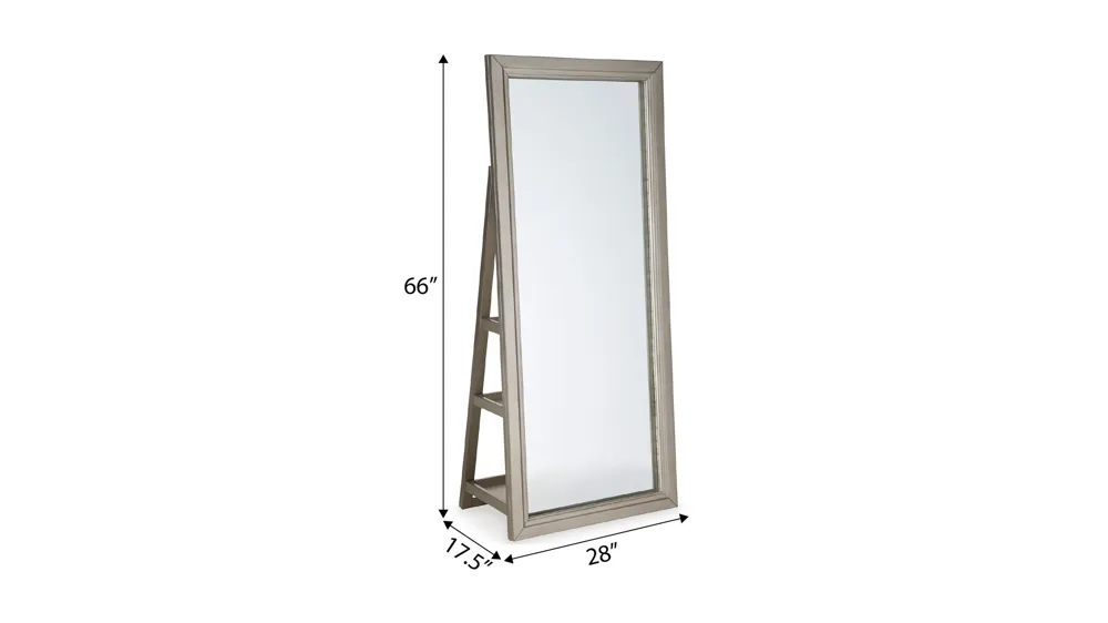 Everson Floor Mirror w/ LED Dimensions