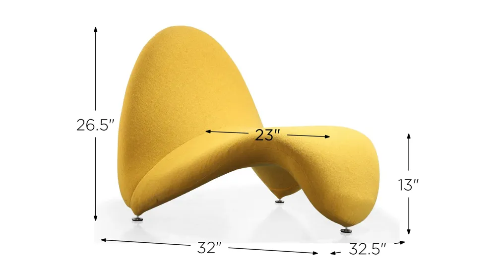 MoMa Accent Chair Dimensions