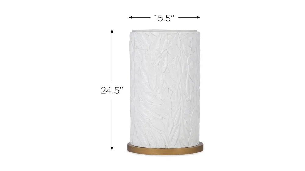 Melange Be-Leaf In Me Accent Table Dimensions