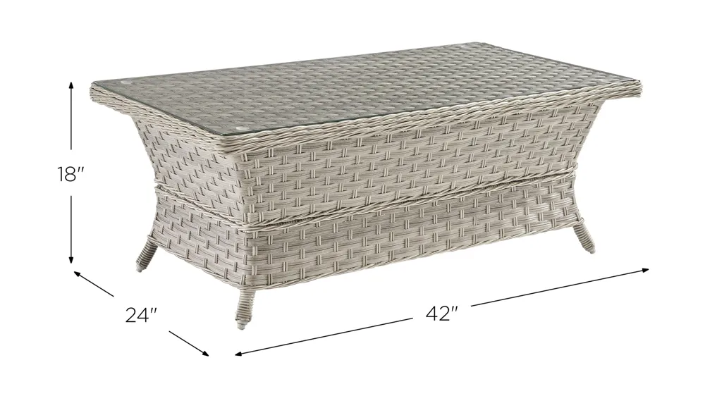 Mayfair Outdoor Coffee Table Dimensions