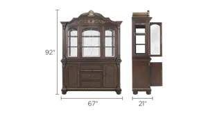 Regal Manor 2-pc. China Cabinet | Raymour & Flanigan
