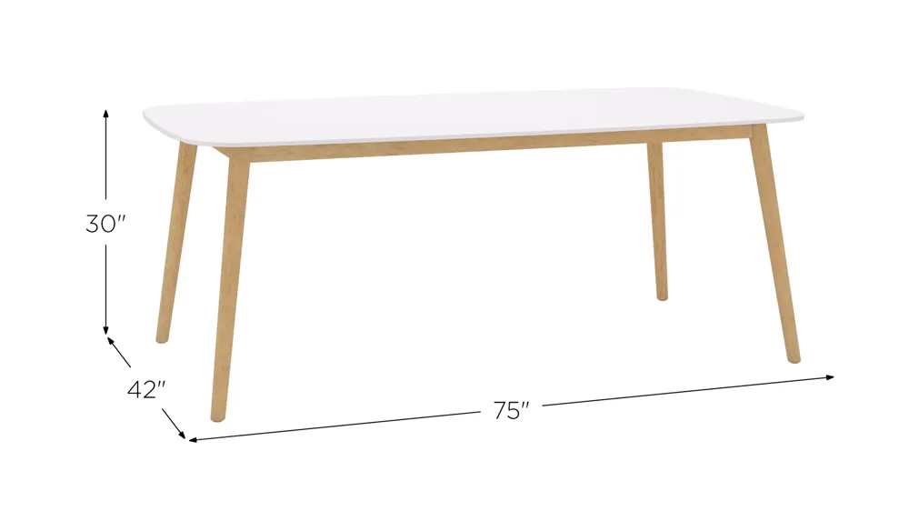 Amazonia Outdoor Rectangular Table Dimensions