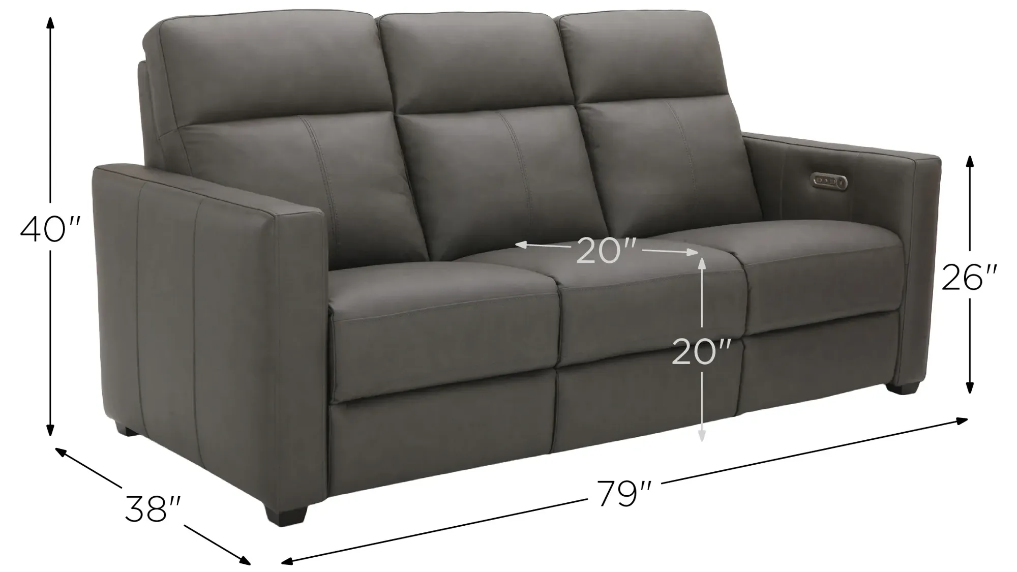 Broadway Power Reclining Sofa