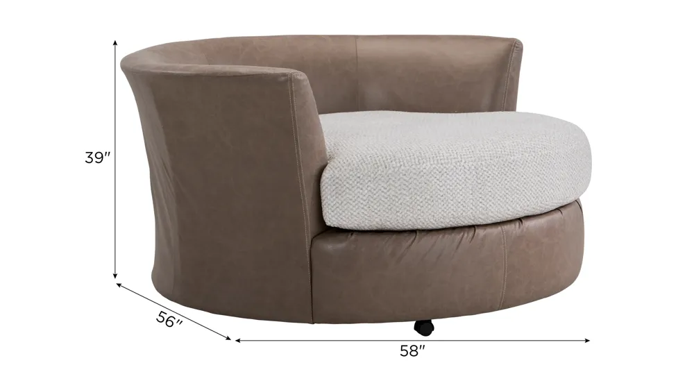 Mosley Swivel Chair Dimensions