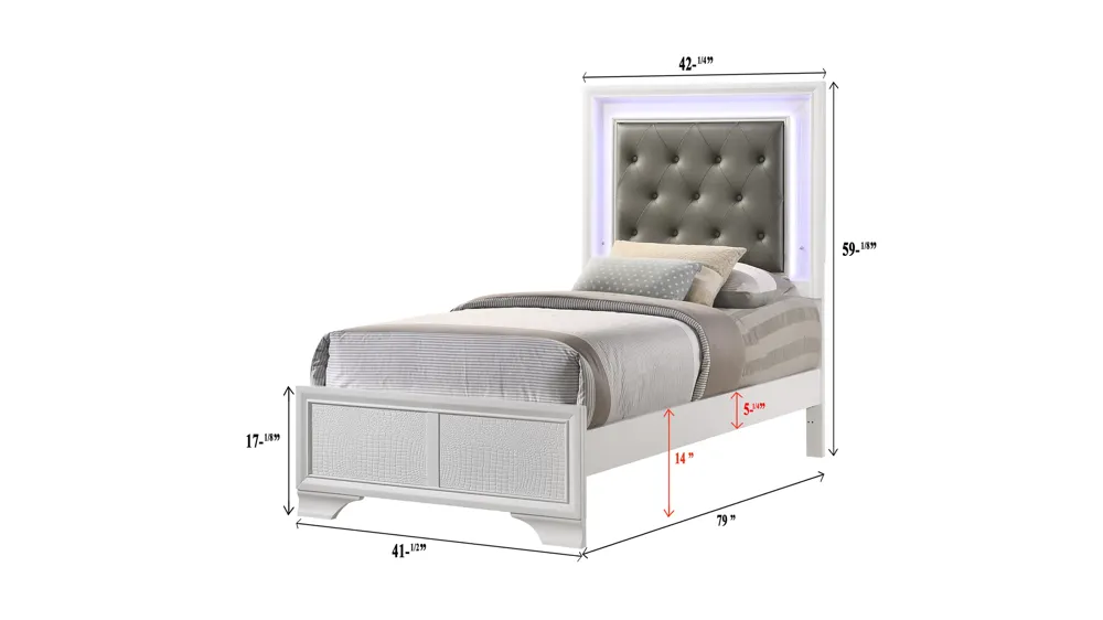Lyssa Bed Dimensions