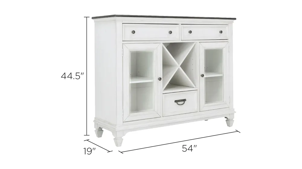 Shelby Buffet w/ Wine Storage Dimensions