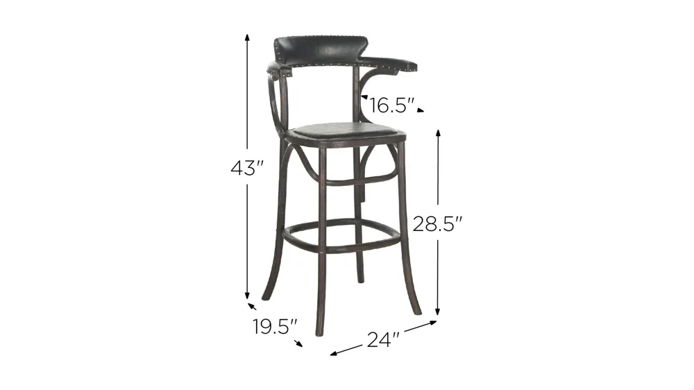 Carolyn Bar Stool Dimensions