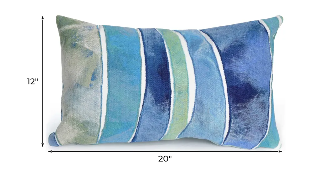Liora Manne Visions III Waves Pillow Dimensions